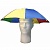 картинка Зонтик - шляпа (одевается на голову) от магазина Смехторг