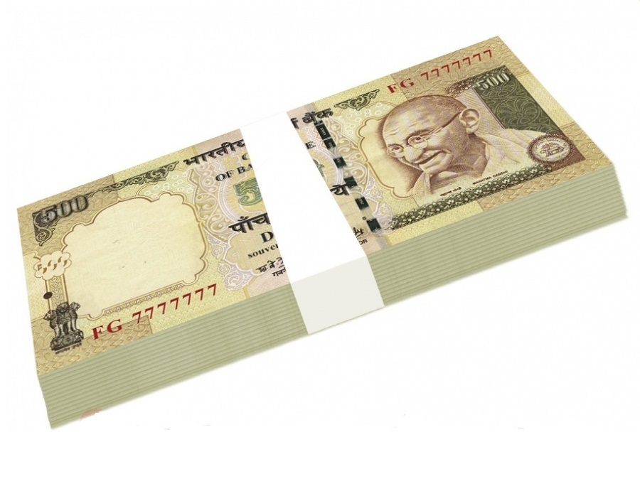 картинка Шуточные купюры - "бабки" 500 рупий (пачка 100 шт) от магазина Смехторг